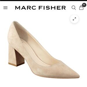 Marc Fisher Women's Cream Heels